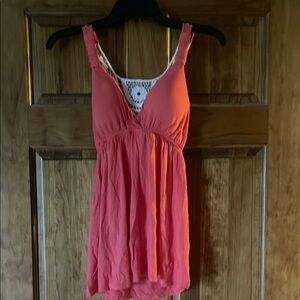 Coral Sleeveless Women's Top